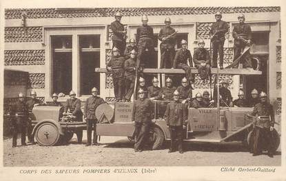 CPA FRANCE 38 "Izeaux, les pompiers"