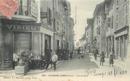CPA FRANCE 38 "Le Grand Lemps, la grande rue"