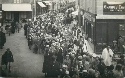  CARTE PHOTO FRANCE 38 "Crémieu, 1932, congrès eucharistique"