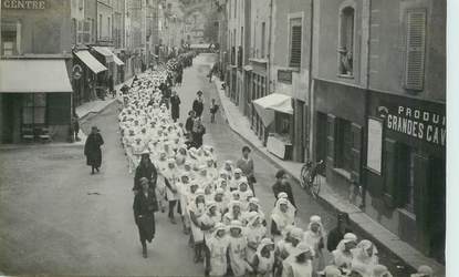   CARTE PHOTO FRANCE 38 "Crémieu, 1932, congrès eucharistique"