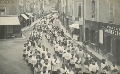    CARTE  PHOTO  FRANCE 38 "Crémieu, 1932,  congrès eucharistique"