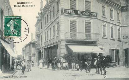 CPA FRANCE 38 "Bourgoin, Hotel Besançon"