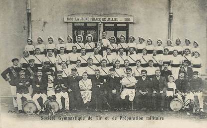 CPA FRANCE 38 "Bourgoin, Société Gymnastique de Tir et de préparation militaire"