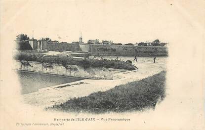 / CPA FRANCE 17 "Remparts de l'Ile d'Aix, vue panoramique"