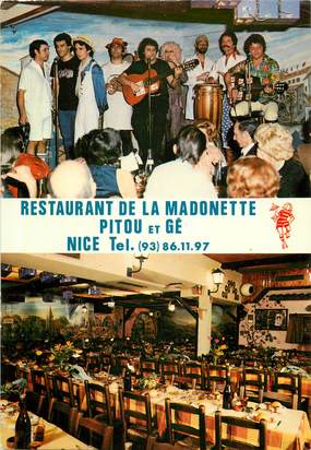 CPSM FRANCE 06 "Nice, Restaurant des Patins à roulettes, 24 chemin de la Madonette"