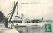 17 Charente Maritime / CPA FRANCE 17 "Ile d'Oléron, Arrivée à Boyardville de la Canonnière de Rochefort"