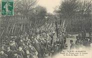 17 Charente Maritime / CPA FRANCE 17 "Ile de Ré, Saint Martin, départ de forçats pour la Guyane, la sortie du Bagne"
