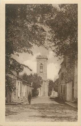 / CPA FRANCE 17 "Ile de Ré, Saint Martin de Ré, l'église et rue Bailli d'Aulan"