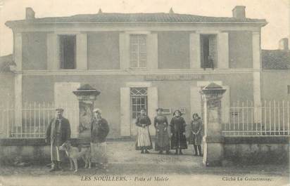 / CPA FRANCE 17 "Les Nouillers, poste et mairie"
