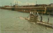 17 Charente Maritime / CPA FRANCE 17 "La Rochelle Pallice, sous marin Oursin sortant du port"