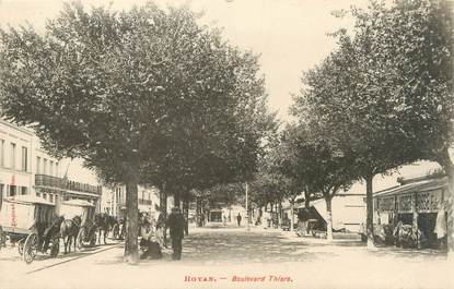 / CPA FRANCE 17 "Royan, bld Thiers"