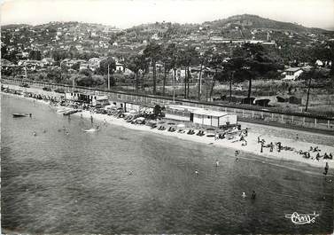 CPSM FRANCE 06 "Golfe Juan, vue aérienne de la plage de la Maïre"