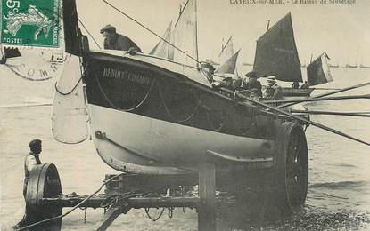 CPA FRANCE 80 "Cayeux sur Mer, le bateau de sauvetage"