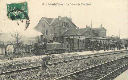  CPA FRANCE 80 "Montdidier, la gare" / TRAIN