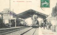 80 Somme  CPA FRANCE 80 "Picquigny, la gare" / TRAIN
