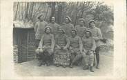 80 Somme CARTE PHOTO FRANCE 80 "Ailly sur Noye, poilus décorés par la croix de guerre"