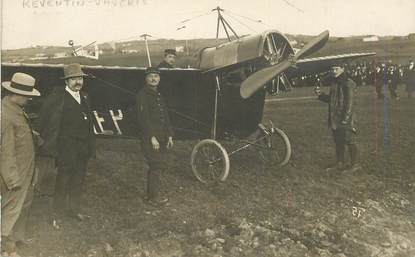 CARTE PHOTO FRANCE 38 "Reventin Vaugris" / AVIATION