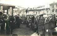 38 Isere CARTE PHOTO FRANCE 38 "Roche de Condrieu, grève de 1936"