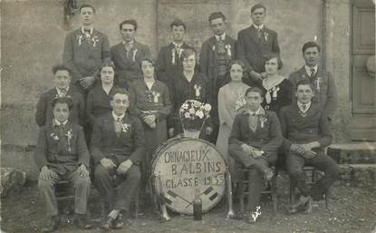 CARTE PHOTO FRANCE 38 "Ornacieux Balbins, 1933"