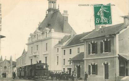 CPA FRANCE 38 "Corbelin" / TRAIN