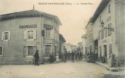 CPA FRANCE 38 "Bougé Chambalud, la grande rue"