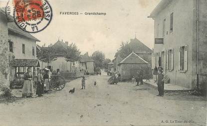 CPA  FRANCE 38 "Faverges, Grandchamp"