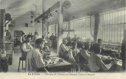 CPA  FRANCE 38 "la Frette, fabrique de Filieres en Diamant Catin et Mercier"