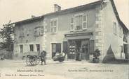 38 Isere CPA  FRANCE  38 "Montcarra, Epicerie, Mercerie Cottaz"