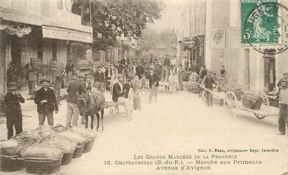  CPA FRANCE 13 "Chateaurenard, marché aux primeurs, avenue d'Avignon"
