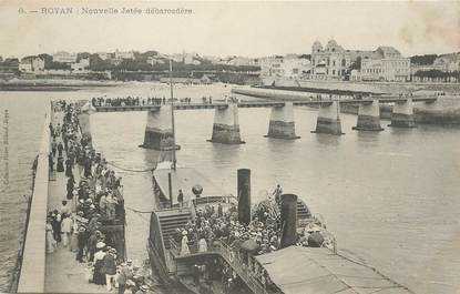 / CPA FRANCE 17 "Royan, nouvelle jetée débarcadère "