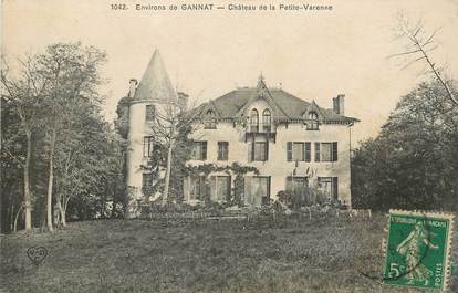 CPA FRANCE 03 "Environs de Gannat, Chateau de la Petite Varenne"