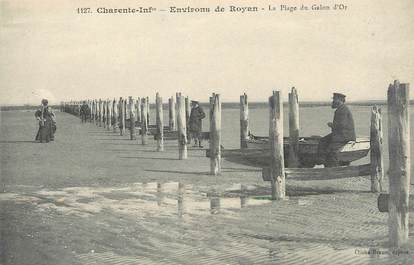 / CPA FRANCE 17 "Environs de Royan, la plage du Galon d'Or"