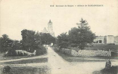 / CPA FRANCE 17 "Environs de Saujon, abbaye de Sablonceaux"