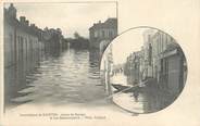 17 Charente Maritime / CPA FRANCE 17 "Saintes, route de Bussac et rue Bassompierre" / INONDATION