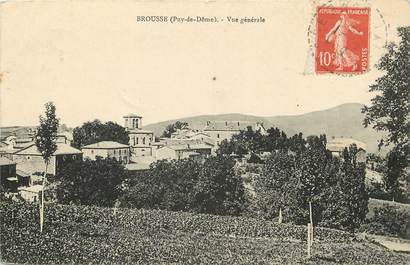 CPA FRANCE 63 "Brousse, vue générale"