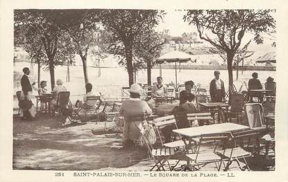 / CPA FRANCE 17 "Saint Palais sur Mer, le square de la plage"