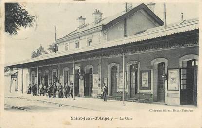 / CPA FRANCE 17 "Saint Jean d'Angély, la gare"