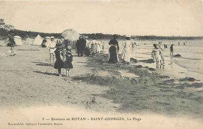 / CPA FRANCE 17 "Saint Georges, la plage"