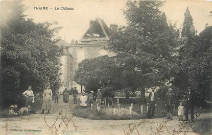 / CPA FRANCE 17 "Thaims, le château"