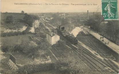 / CPA FRANCE 17 "Taillebourg, vue panoramique sur la gare"