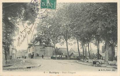 / CPA FRANCE 18 "Aubigny, pont d'Argent"