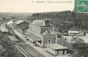 27 Eure CPA FRANCE 27 "Conches, la Gare" / TRAIN