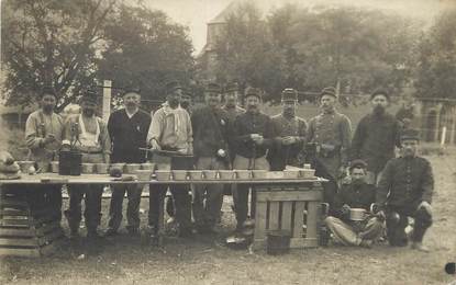 / CARTE PHOTO FRANCE 18 "Camp Avord" / MILITAIRES