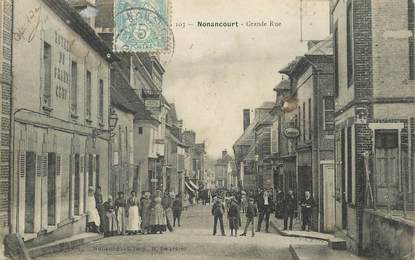 CPA FRANCE 27 "Nonancourt, la grande rue" 