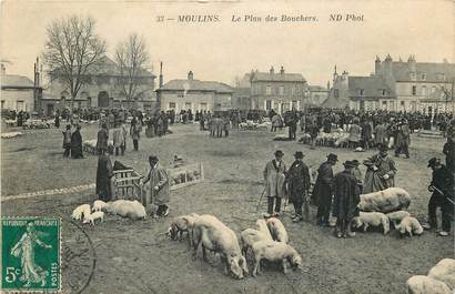 CPA FRANCE 03 "Moulins, le Plan des Bouchers"