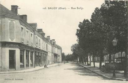 / CPA FRANCE 18 "Baugy, rue Sully"