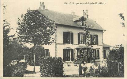 / CPA FRANCE 18 "Bellevue par Ménétréol sur Sauldre"