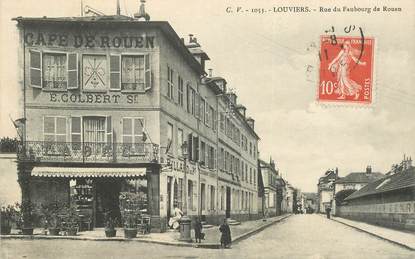  CPA FRANCE 27 "Louviers, rue du faubourg de Rouen"