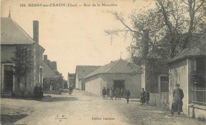 / CPA FRANCE 18 "Bengy sur Craon, rue de la Meunière"