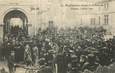CPA FRANCE 03 "Moulins, manifestation devant la cathédrale, 5 février 1906"